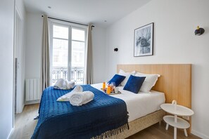 1 室のベッドルーム、WiFi、ベッドシーツ