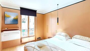 2 chambres, fer et planche Ă repasser, Wi-Fi, draps fournis