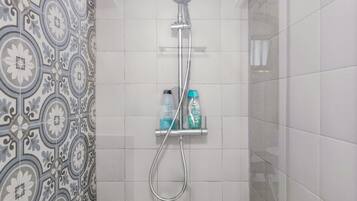 Shower, hair dryer