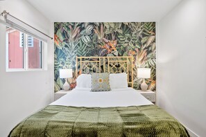 1 多间卧室、旅行婴儿床、免费 WiFi、床单