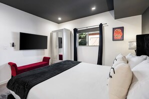 2 makuuhuonetta, vauvan matkasänky, ilmainen Wi-Fi, vuodevaatteet