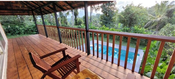 Exotic Pool Villa | Balcony view