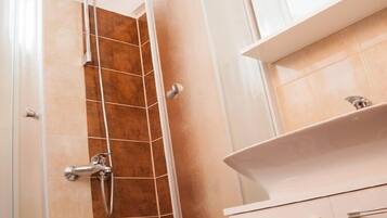 Shower, hair dryer