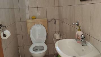 Douche, sĂšche-cheveux