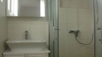 Shower, hair dryer