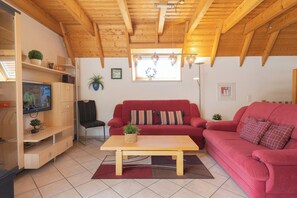 TV, DVD player, stereo