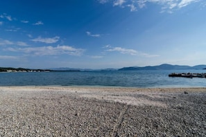 On the beach