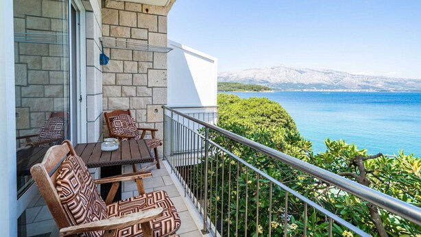 Property grounds - Apartments Nikolina (LU) - Studio with Sea View (3 Adults) (Lumbarda)