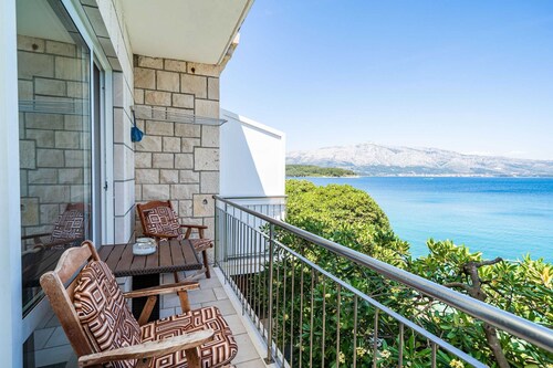 Apartments Nikolina (LU) - Studio with Sea View (3 Adults)