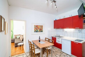 Fridge, stovetop, coffee/tea maker, toaster - Apartments Nikolina (LU) -  Two-Bedroom Apartment with Terrace (Lumbarda)