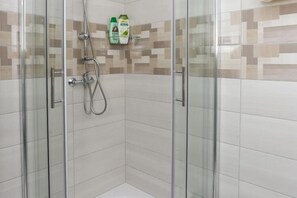 Shower, hair dryer