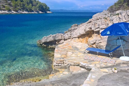 Stone House Mia - Two Bedroom Stone House with Terrace and Sea View