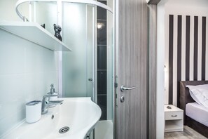 Shower, hair dryer