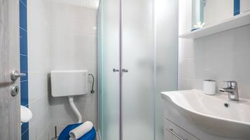 Shower, hair dryer