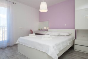 1 bedroom, iron/ironing board, travel crib, free WiFi