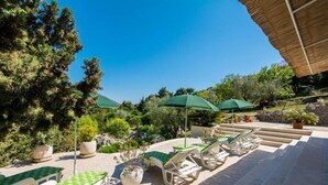 Terrace/patio - Apartments & Rooms Jokovic-Double Room with Terrace and Partial Sea View (SOBA 4) (Srebreno)