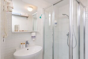 Shower, hair dryer