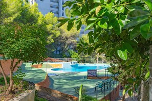 Pool - Apartment 'Ciudad Antena I 14-c' with Sea View, Shared Pool, and Air Conditioning (Benidorm)
