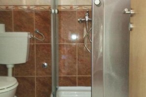 Shower, hair dryer