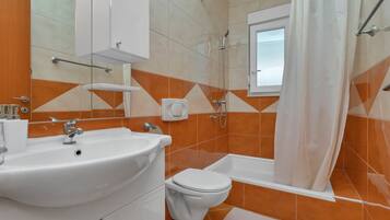Shower, hair dryer