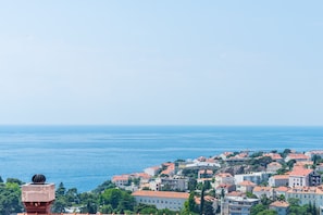 Vue sur la plage/l’océan