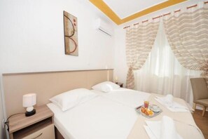 1 bedroom, iron/ironing board, travel crib, free WiFi