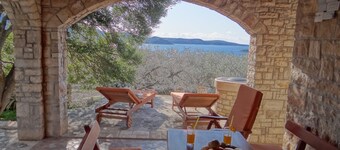 Stone House San Pelegrin-Two Bedroom Holiday Home with Terrace and Sea View