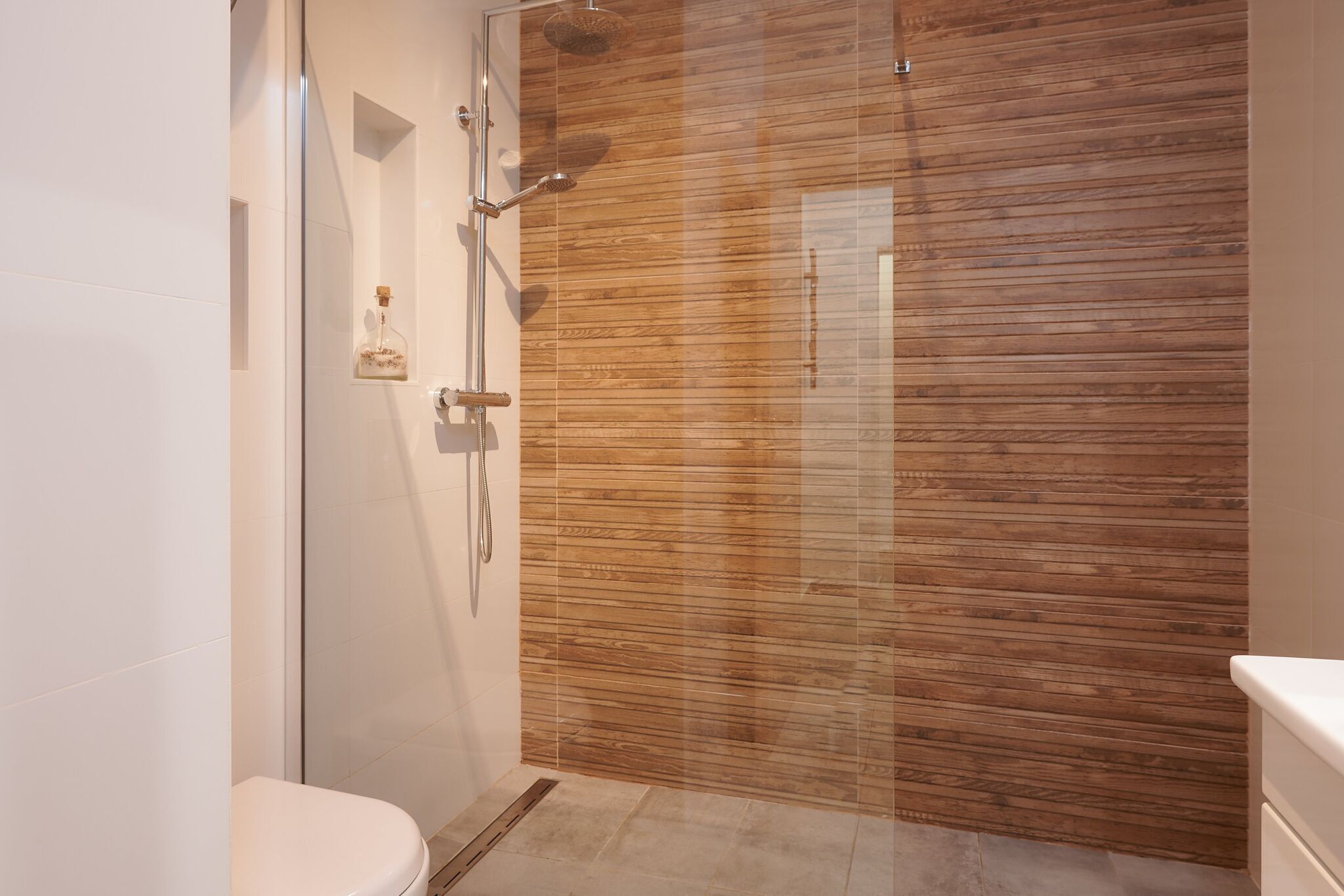 Shower, hair dryer