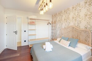 7 habitaciones y ropa de cama