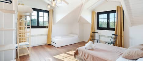 7 dormitorios y ropa de cama