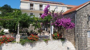 Exterior - Apartments & Room Eva Slano - Double Room with Balcony and Sea View (Kamara) (Slano)