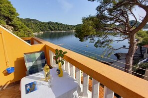 Outdoor dining - Apartments Vinko Mljet- One-Bedroom Apartment with Terrace (A4) (Sobra)