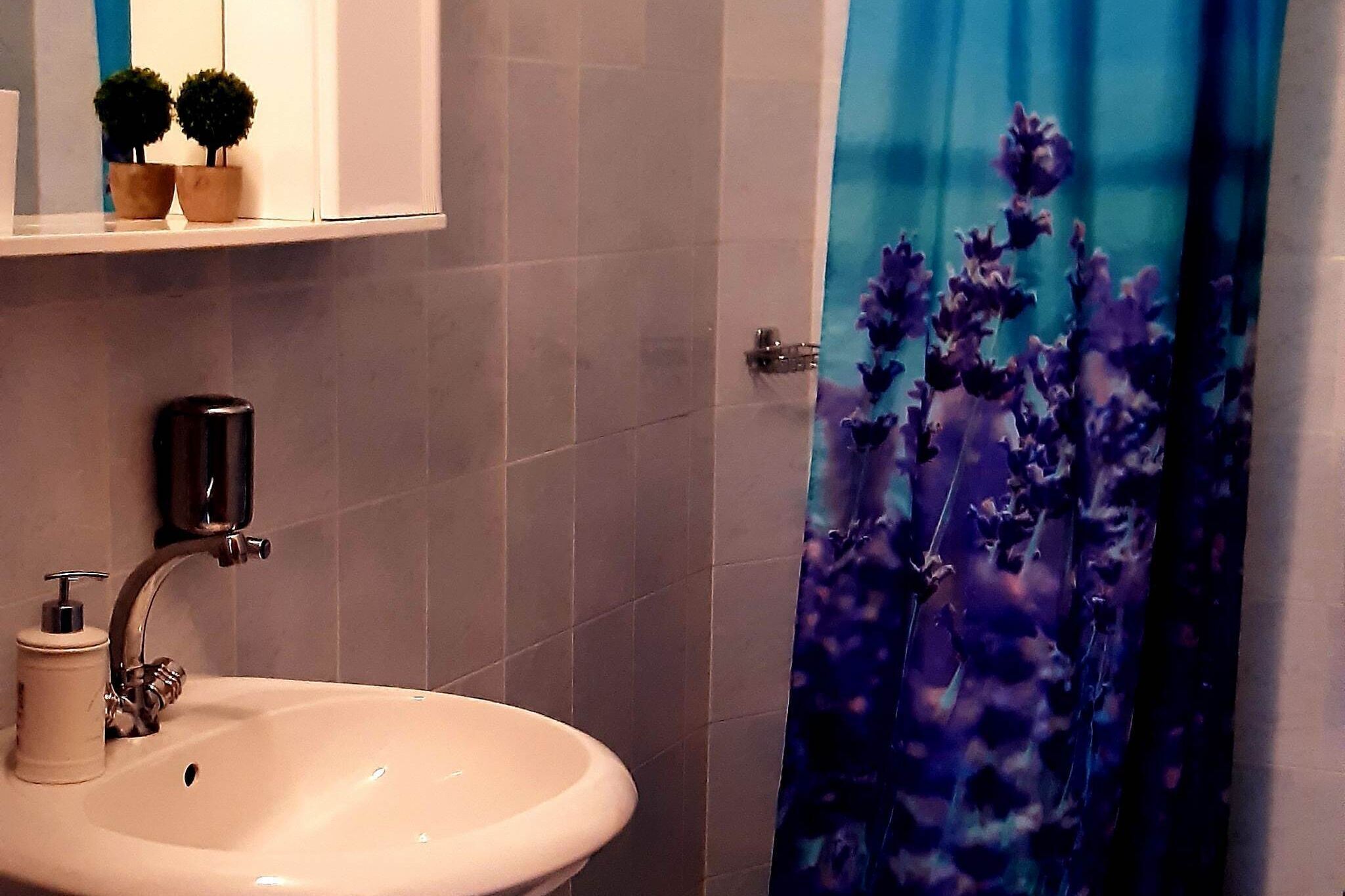Shower, hair dryer