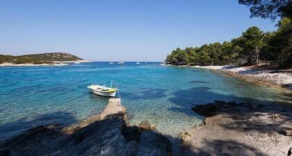 Apartments Malo Lago - One-Bedroom Apartment with Balcony and Sea View - Attic (Apartment 3)