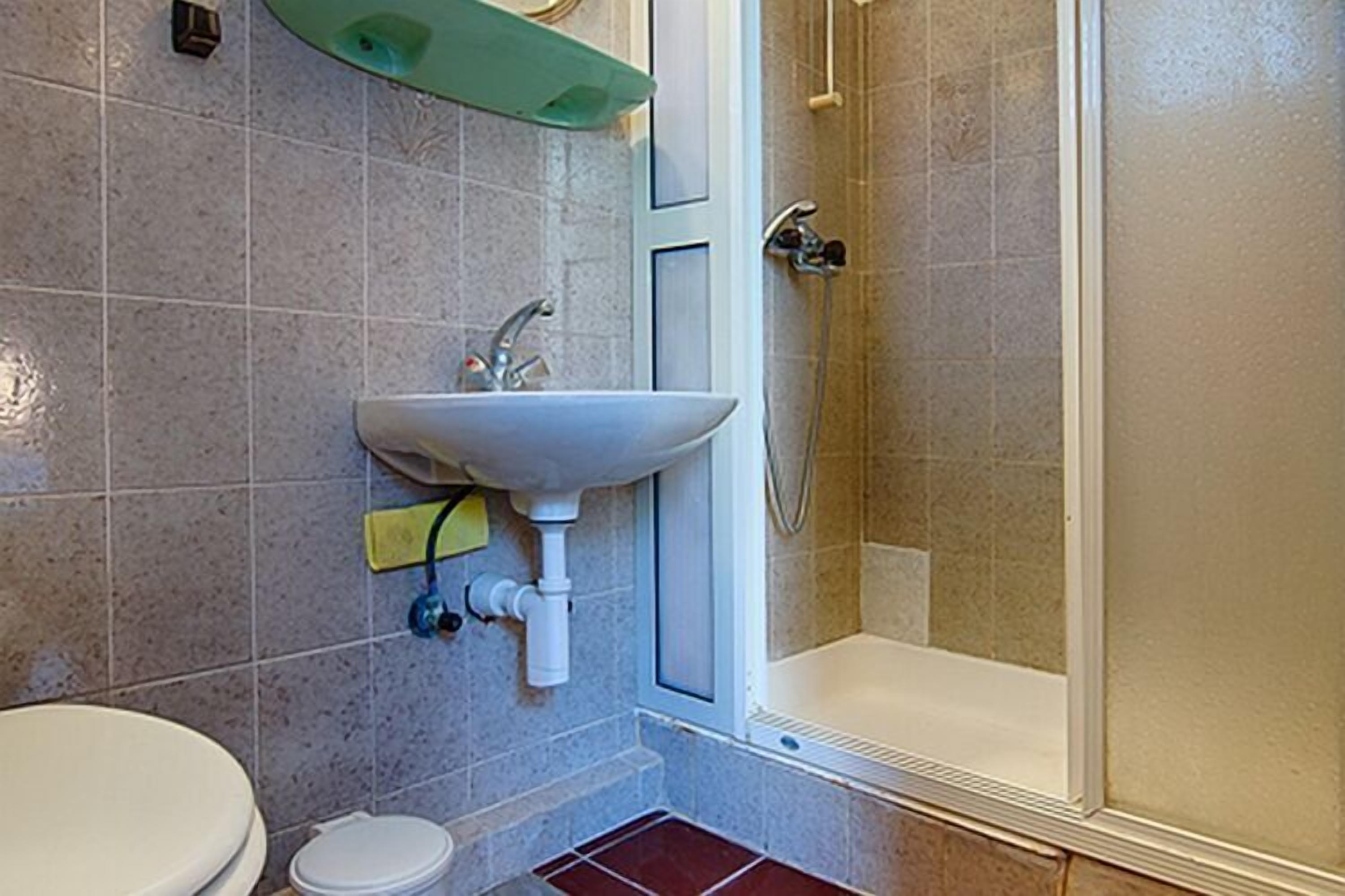 Shower, hair dryer