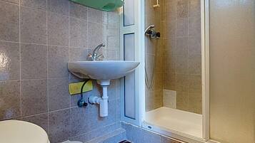 Shower, hair dryer