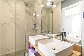Shower, hair dryer