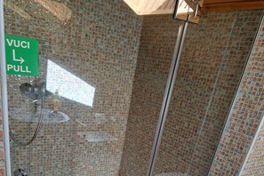 Shower, hair dryer