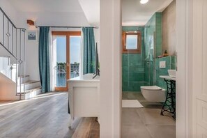 Hair dryer - Luxury room with Sea view (Trogir)