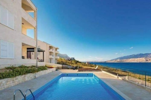 Apartment La Eva Pag - One Bedroom Apartment with Balcony and Sea view