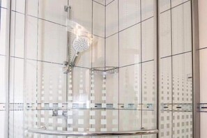 Shower, hair dryer