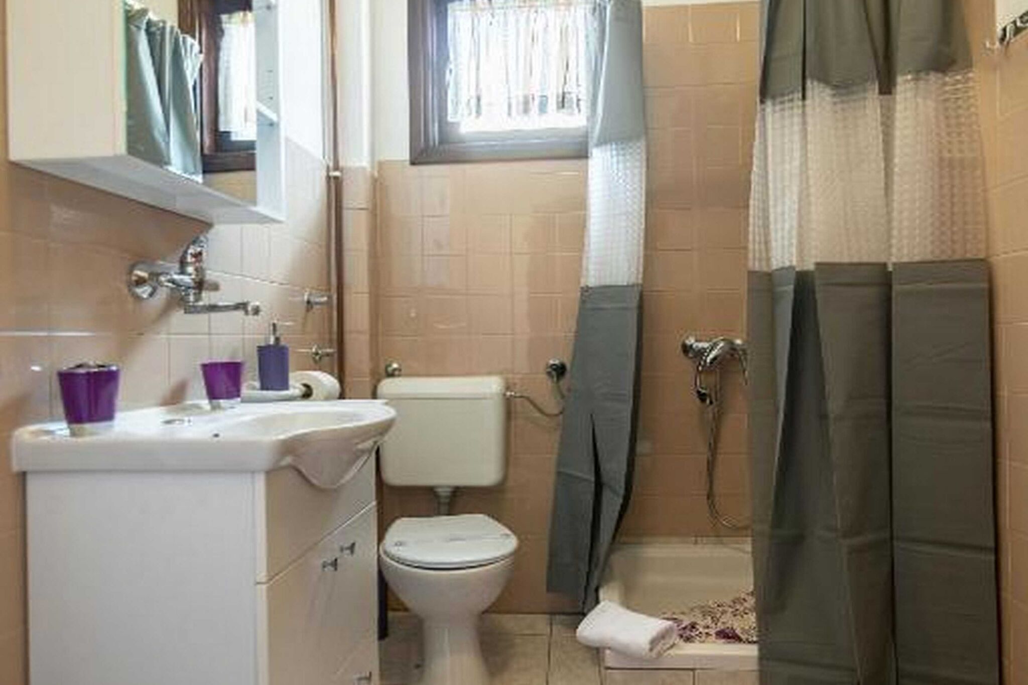 Shower, hair dryer