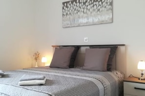 2 bedrooms, iron/ironing board, travel crib, free WiFi