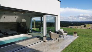 Indoor pool, a heated pool