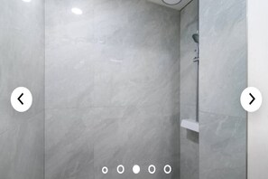 Shower, hair dryer