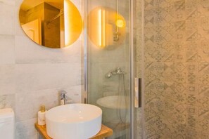 Shower, hair dryer