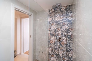 Shower, hair dryer