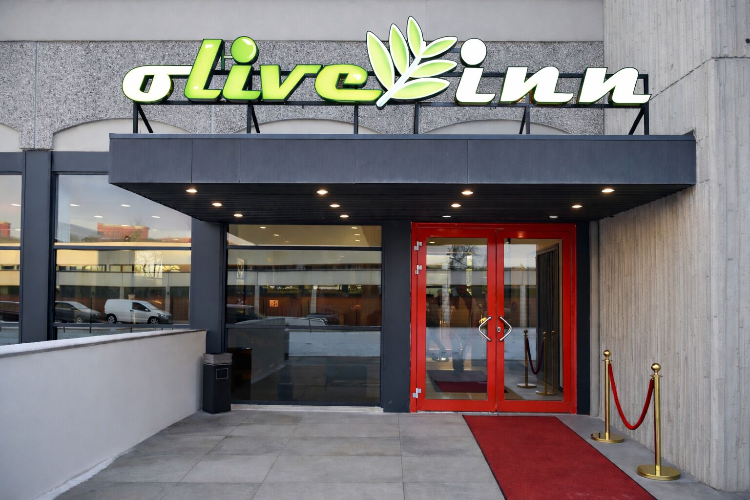 숙박 시설 입구