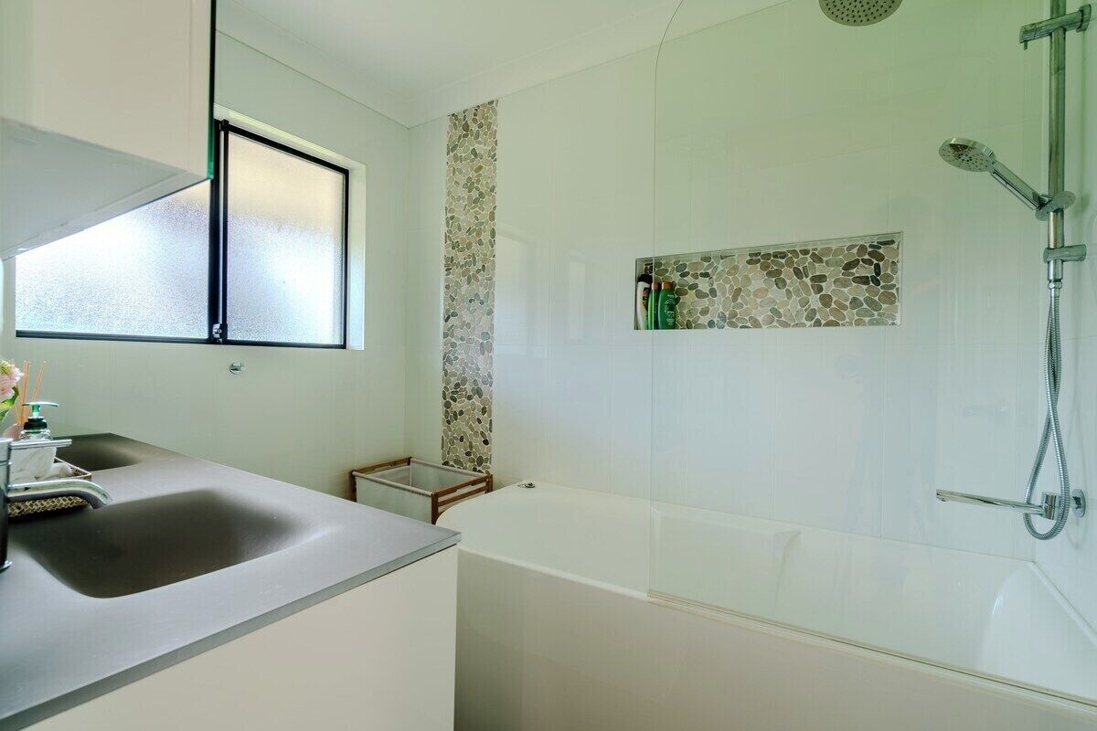 Shower, hair dryer