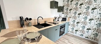 Le Pinot, warm new duplex apartment in Chouilly, 5 minutes from Epernay.